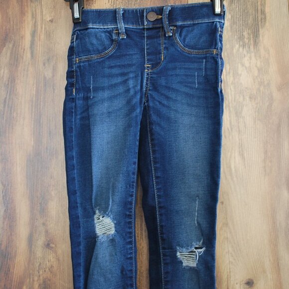 SO Girls Distressed Adjustable Waist Jeans Size 8 - Picture 1 of 7